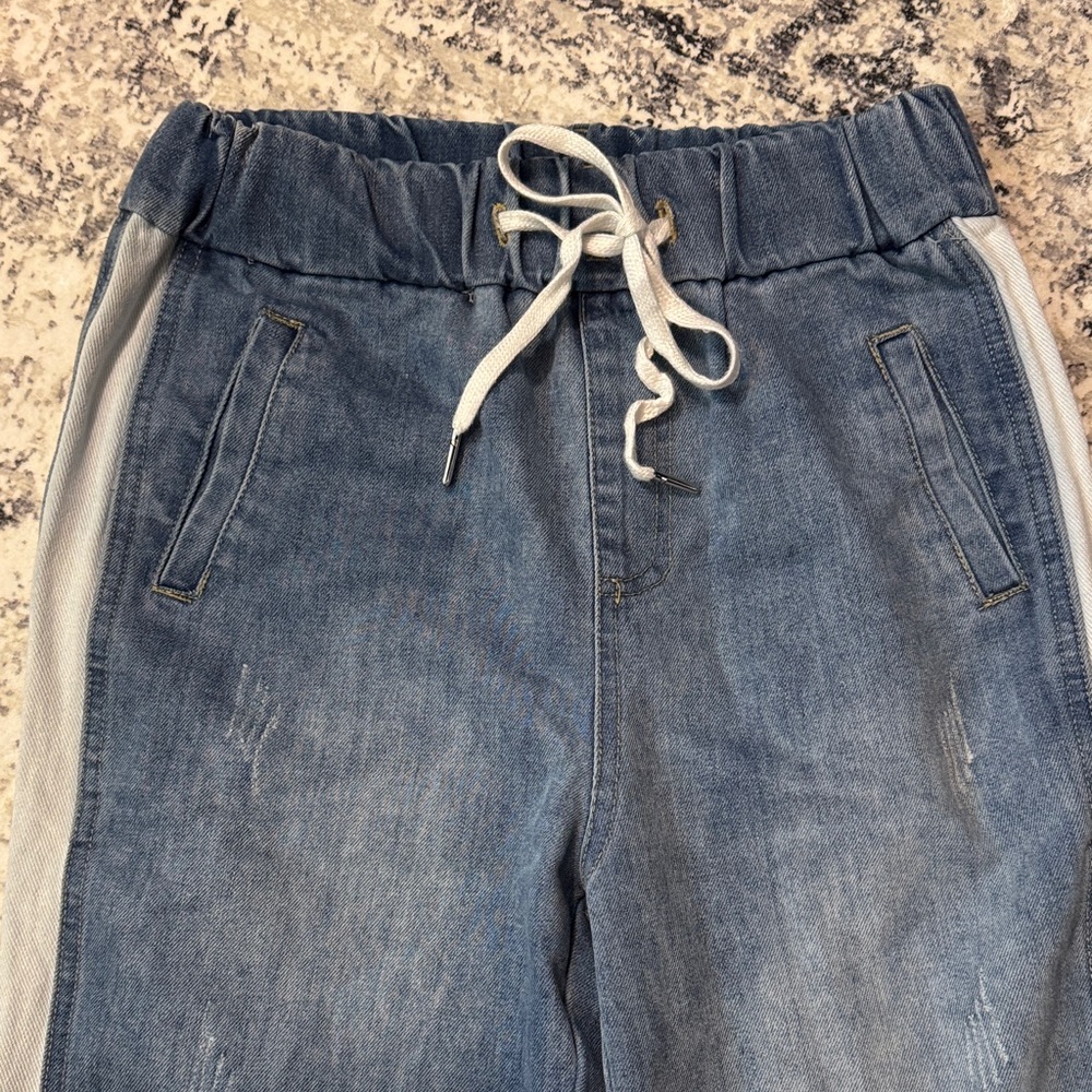 SHEIN Blue and Gray Women's Jeans - Picture 2 of 5